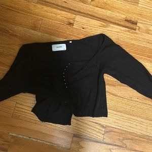 Joah Brown Black Cardigan